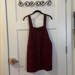Mini Overall Jumper Dress 🥀🍷🐙​